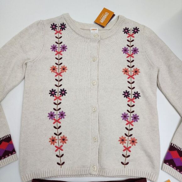 Gymboree Girls Spice Market Cardigan Sweater & Skirt Outfit Size 10-12 NEW - Picture 3 of 16